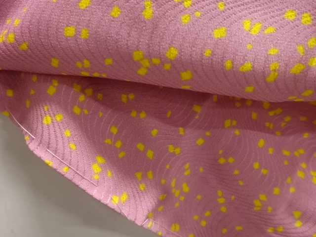  箔散らし模様単衣長襦袢